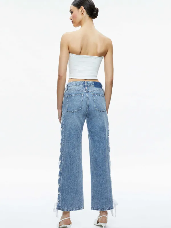 Alice and Olivia Alison Full Length Tube Top-Women Tops