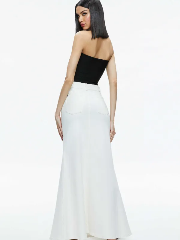 Alice and Olivia Alison Full Length Tube Top-Women Tops