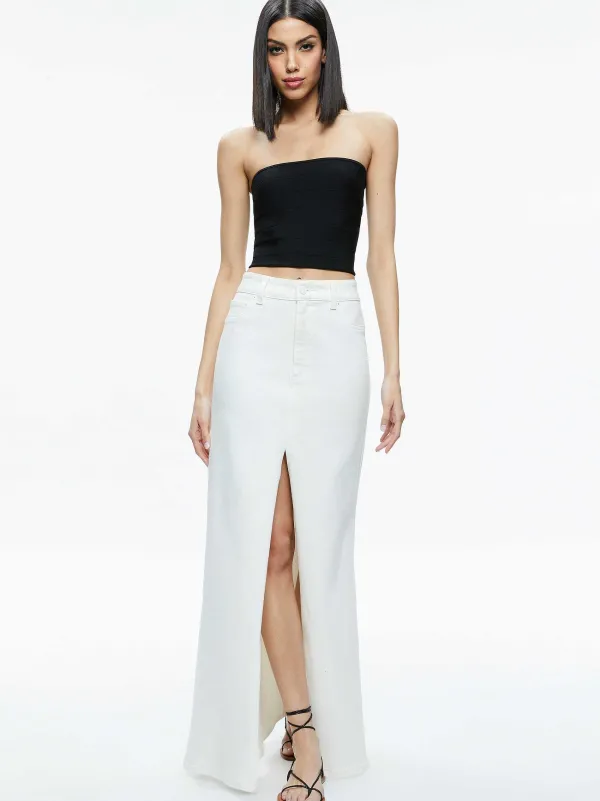 Alice and Olivia Alison Full Length Tube Top-Women Tops