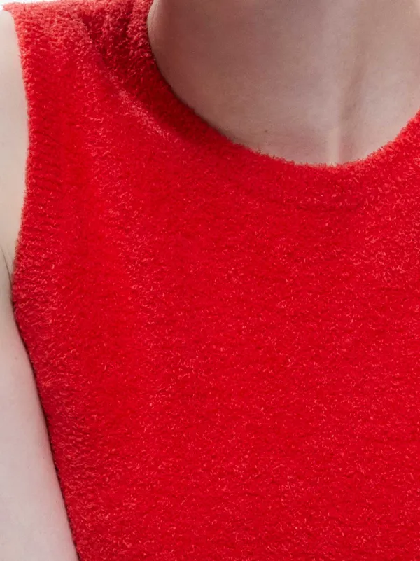 Alice and Olivia Amity Sleeveless Cropped Tank-Women Tops