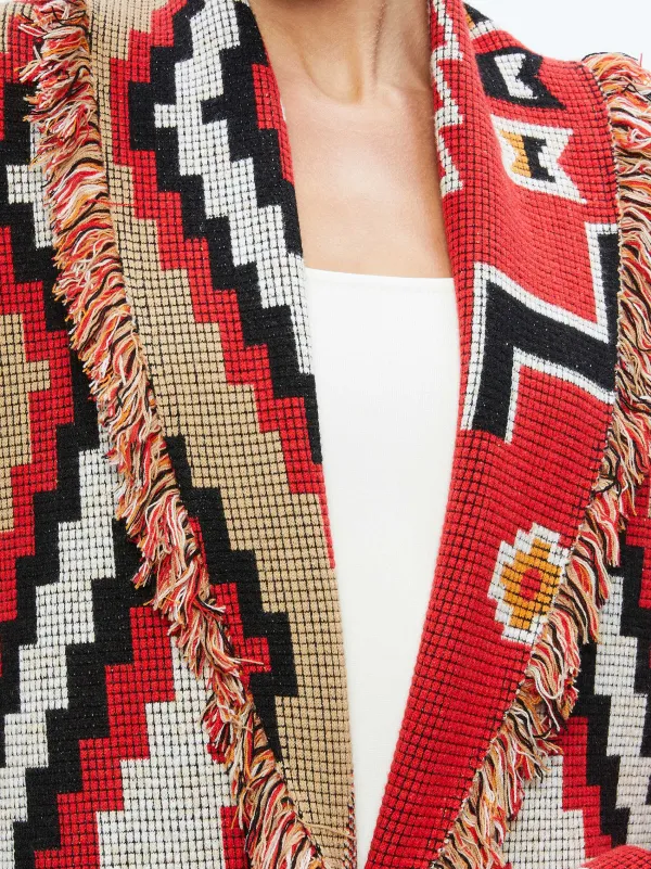 Alice and Olivia Astrid Long Cardigan-Women Sweaters
