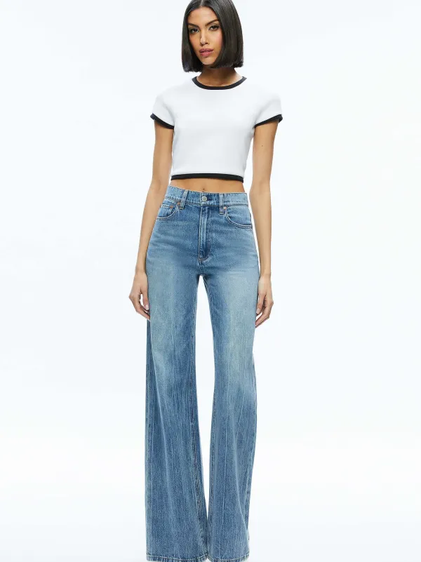 Alice and Olivia Baby Tee-Women Tops