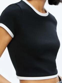 Alice and Olivia Baby Tee-Women Tops