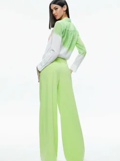 Alice and Olivia Brady Slim Button Down-Women Tops