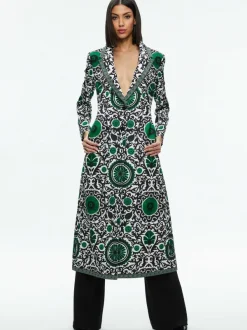 Alice and Olivia Bret Long Blazer-Women Jackets + Coats