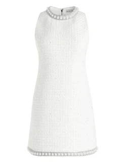 Alice and Olivia Coley Embellished Mini Dress-Women Dresses