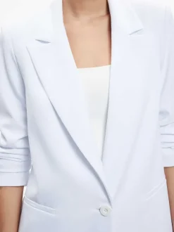 Alice and Olivia Denny Notch Collar Boyfriend Blazer-Women Jackets + Coats