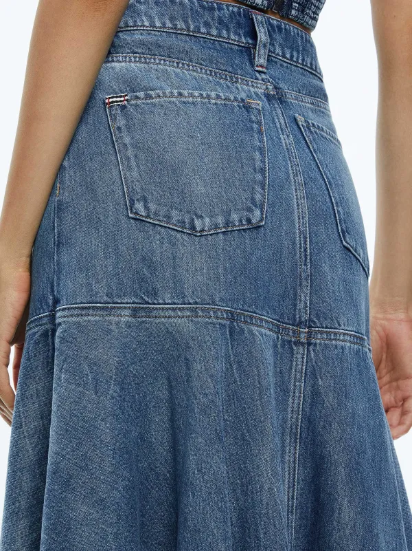 Alice and Olivia Donella High Low Skirt-Women Skirts
