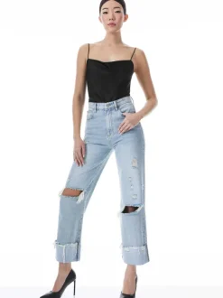 Alice and Olivia Harmon Bodysuit-Women Tops