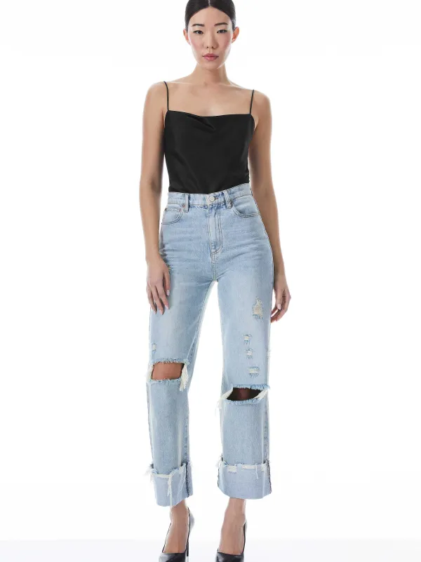 Alice and Olivia Harmon Bodysuit-Women Tops