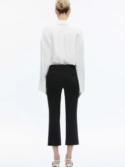 Alice and Olivia Janis Low Rise Cropped Flare Pant-Women Pants