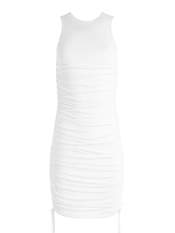 Alice and Olivia Katherina Ruched Fitted Dress-Women Dresses