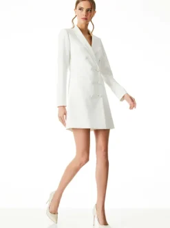 Alice and Olivia Kyrie Tuxedo Dress-Women Dresses