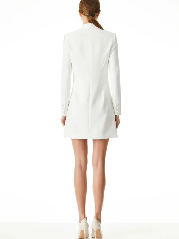 Alice and Olivia Kyrie Tuxedo Dress-Women Dresses