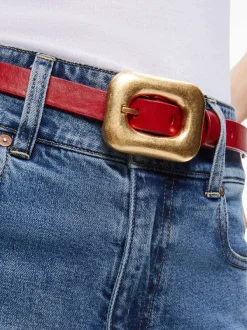 Alice and Olivia Letty Buckle Belt-Women Accessories