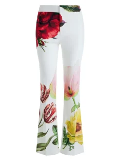 Alice and Olivia Livi Mid Rise Trouser-Women Pants