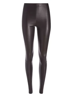 Alice and Olivia Maddox Side Zip Leather Legging-Women Pants
