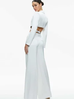 Alice and Olivia Mame High Rise Wide Leg Pant-Women Pants
