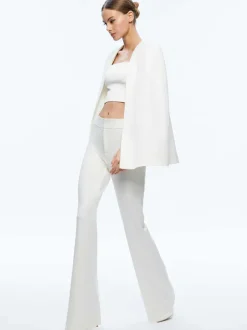 Alice and Olivia Marica Square Neck Cape Top-Women Tops