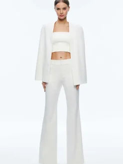 Alice and Olivia Marica Square Neck Cape Top-Women Tops
