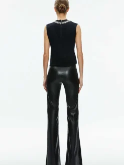 Alice and Olivia Miller Embellished Muscle Tank-Women Tops
