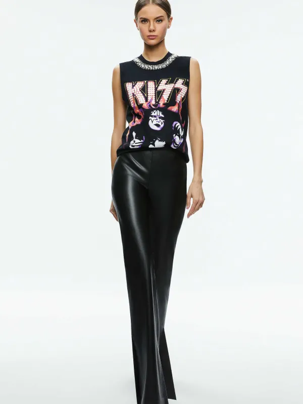 Alice and Olivia Miller Embellished Muscle Tank-Women Tops