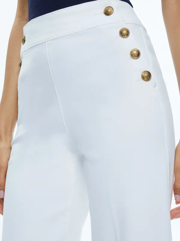 Alice and Olivia Narin High Rise Jean-Women Pants