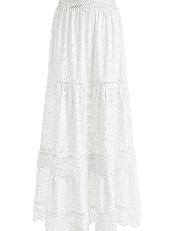 Alice and Olivia Reise Panelled Maxi Skirt-Women Skirts