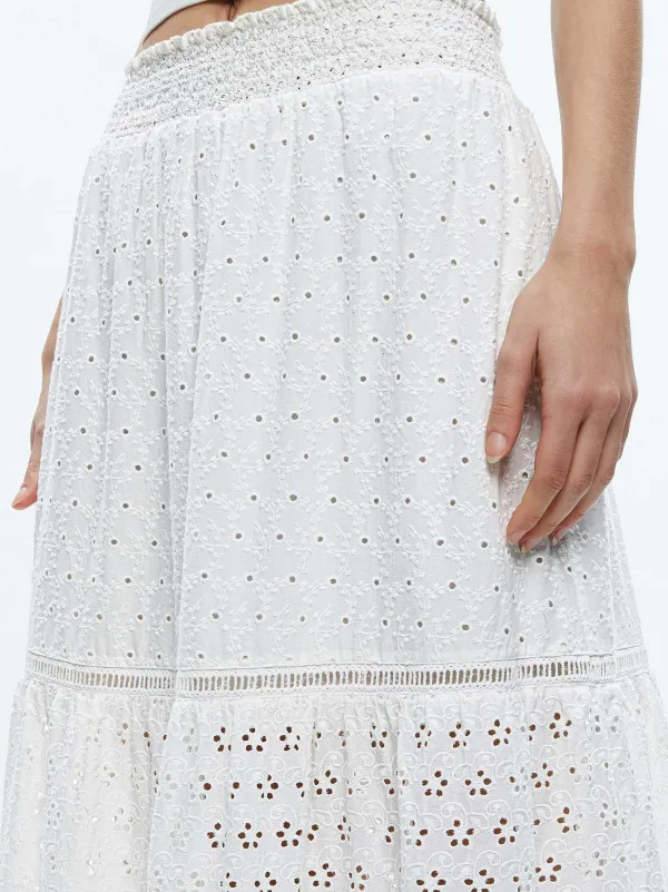 Alice and Olivia Reise Panelled Maxi Skirt-Women Skirts