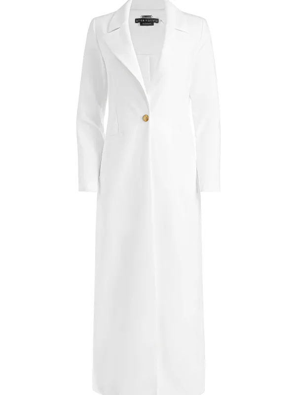 Alice and Olivia Theo Notch Collar Coat-Women Jackets + Coats