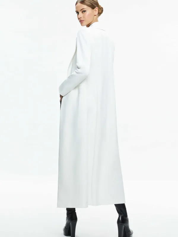 Alice and Olivia Theo Notch Collar Coat-Women Jackets + Coats