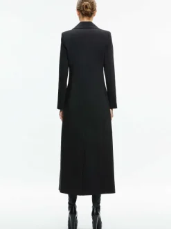 Alice and Olivia Theo Notch Collar Coat-Women Jackets + Coats
