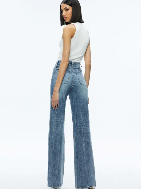 Alice and Olivia Tonita Ribbed Tank-Women Tops