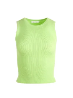Alice and Olivia Tonita Ribbed Tank-Women Tops
