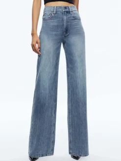 Alice and Olivia Weezy Full Length Jean-Women Pants