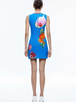 Alice and Olivia Wynell A-Line Mini Dress-Women Dresses